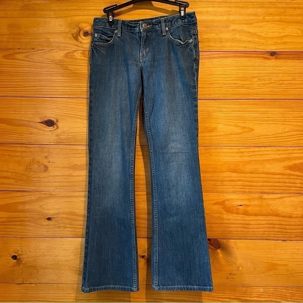 Banana Republic Mid Rise Contoured Boot Cut Jeans 0